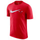 Nike Ανδρική κοντομάνικη μπλούζα NBA Chicago Bulls Essentials Swoosh Tee